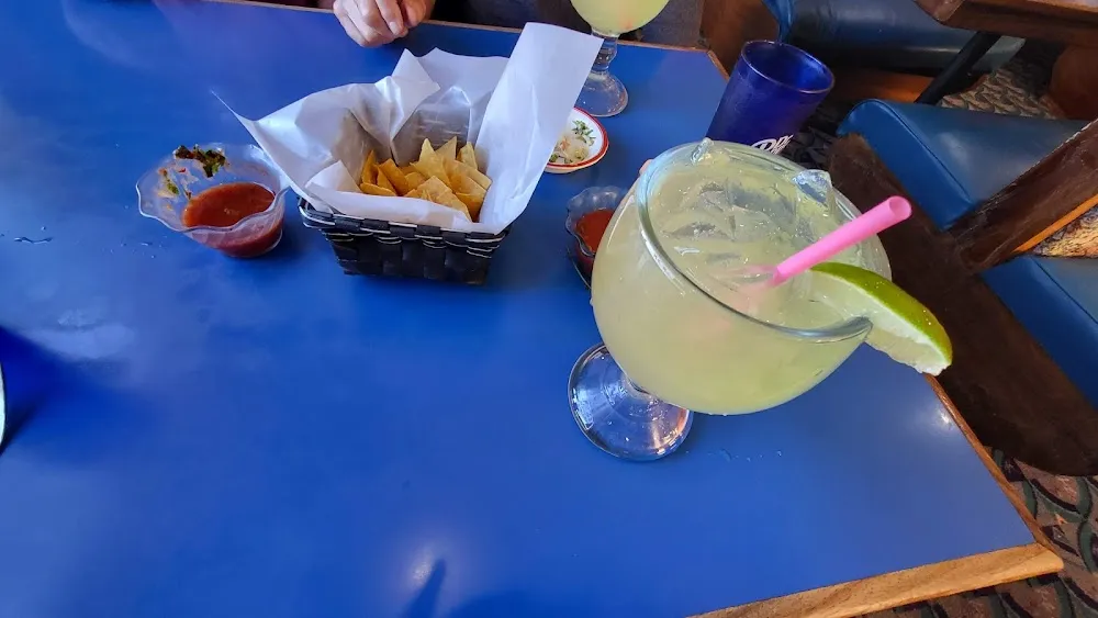 Chips Salsa Margarita on the Rocks