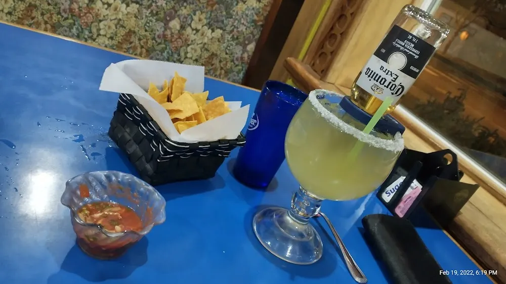 Corona Rita with Chips and Salsa